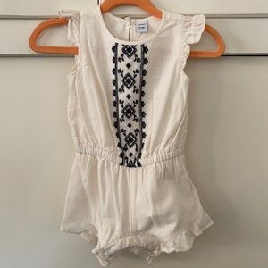 Old Navy Embroidered Romper